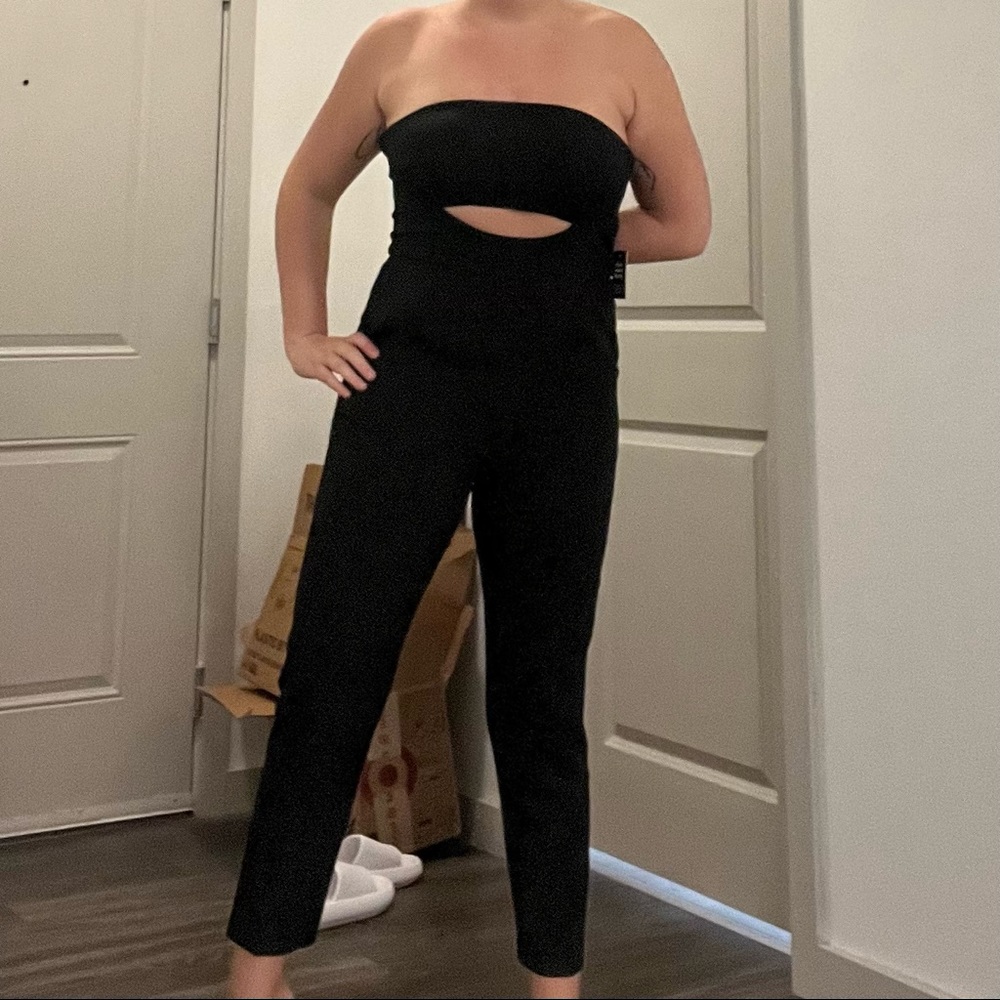 NWT Black cut out jumpsuit